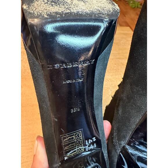 Burberry Nadison Fringe Peep-Toe Ankle Booties - Picture 9 of 13